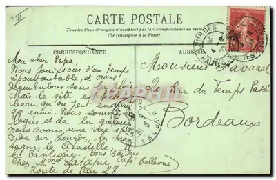 Lourdes — Grotte delle Espilugues — LL. n°200 — Verso