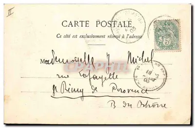 Auvergne - Perrier - Grutas — editor Boucheron et Vessely — Verso