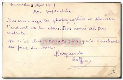 Mädchen, das zu ihrem Schutzengel betet — Soldat in Uniform — Verlag D. 21 — Rückseite