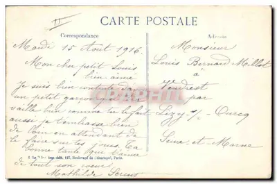 Zeeslag bij de FALKLAND — 1914-15 — Uitgever E.P.D. — Serie 30 — Achterkant