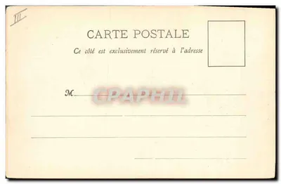 Cruiser "Carnot" — França — Fototipia A. Bougault, Toulon, Nancy e Cla. Nancy — Verso