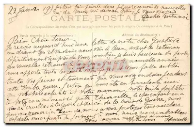 CAEN — O Hotel de la Préfecture — L. D. — Verso