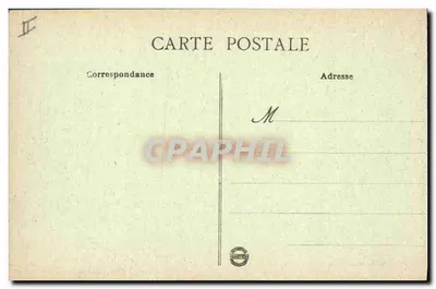 Caen - Praça Fontette e o Tribunal — Impressora Pape Erié — Nouvettes Éditeurs, Caen — Verso