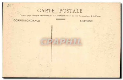 Chambéry — Préfecture, Cour intérieure du Château — Éditeur : J. P. P. (sous-titré 'Chambéry') — Verso