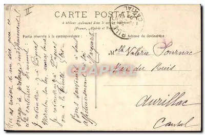 Clermont-Ferrand — Prefektura i telegraf — L'Auvergne Illustrée — Rewers