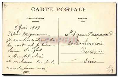 Jovem Paludier — Terra dos Paludiers — Fototipo Vassalier, Nethes, n°961 — Verso