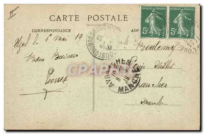 La Bretaña Pictórica — Vestido de SCAER — Colección A. Waron, St-Yann — Reverso