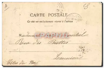 Les Colffes Bretonnes — Fillette de St-Herbot (Finistère) — Collection A. Warin, n° 1019 — Verso