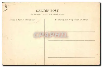 Giovane ragazza di Auray — costume tradizionale — H. L., n° 568 — Verso
