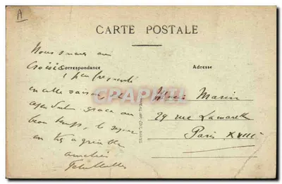 Batz (Loire-Inf.) — Pântanos e Jovens Pântanos — Editor: A. Millier, n° 96 — Verso