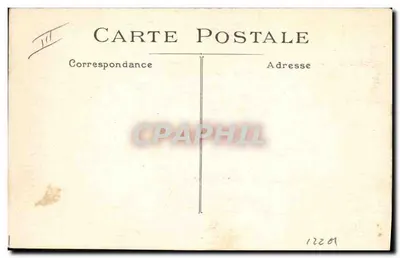 Cazador a caballo — soldados en uniforme azul y rojo — editor no visible, n.º de serie 231 — Reverso