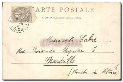 SAINTE-ETIENNE - Una cantera en Méons — Editor Nommelles-Guilbert, número de serie no visible — Reverso