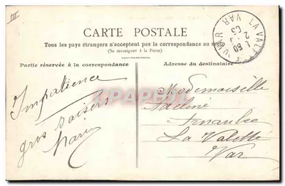 L'ECHAILLON — As Carreiras e a Fábrica — Edição Morel Dérocle, Cliché T. A. — Verso