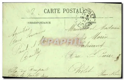 La Vallée de l'Andelle — Het Kasteel van de Twee Liefhebbers — LL. — Achterkant