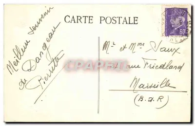 Dangeau - A Capela e o Castelo de Boutonvilliers — Edição Leroy — Verso