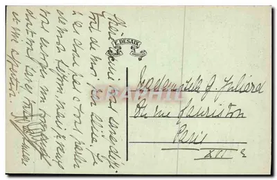 Courcelles-sur-Viosne — O Castelo — Coll. Deligne. — Verso