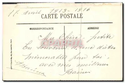 Chaumont — Dom z dwiema wieżami — LL — Rewers