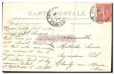 Kasteel van ARMENTIÈRES — Toren — J. Sébastien — Achterkant