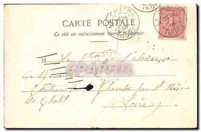 Environs de Gannat — Castelo de Biozat — Mille Malet, Gannat (Allier) — Verso