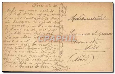 Kasteel van Fallais — uitzicht op het kasteel met kanaal — Ed. Légros, Fallais — Achterkant