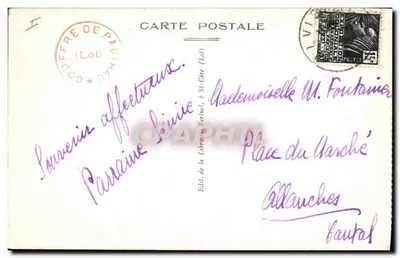 Fadirac — La Grande Pendeloque — Le Lot Illustré n°298 — Rewers