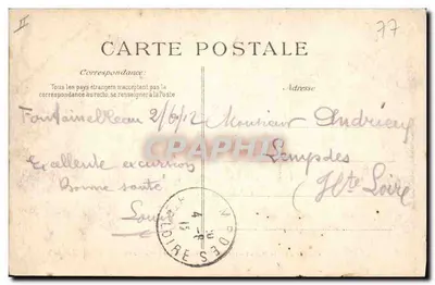 Las FONTAINEBLEAU — Jaskinia z Kryształami — Wydawca ELD, nr 256 — Rewers