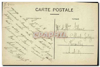 Vue de la route à travers la forêt — Éditeur non visible — Verso