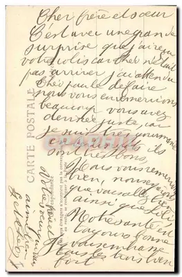 Dois crianças em um barco — cena de pesca com boneca — editor anônimo, n° 1676 — Verso