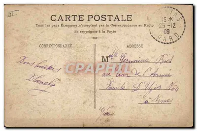 Pai Natal — cena de Natal — editor anônimo, n°77 — Verso