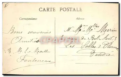Cholet (M.-et-L.) — Pałac Sądowy — Lib. Poupin, Mortagne — Rewers