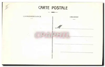 Carpentras (Vaucluse) — O Palácio de Justiça, antigo Palácio Episcopal — Edições Artísticas J. Brun e Cie, Carpentras — Verso