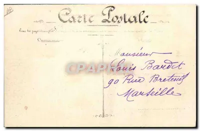 Toulon — Torpilleur CLAYMORE w porcie — Wydawca nieznany, nr serii 74 — Rewers