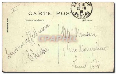 Commercy — La Sotto-Prefettura e la Rue Carnot — LL — Verso