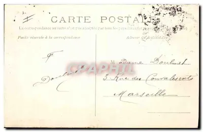 Chaumont — La Préfecture — Gliché A. Pourtey, éditeur — Rewers