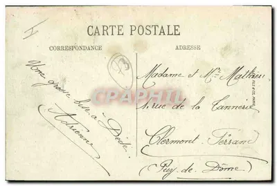 Chambéry — A Prefeitura — LL. — Editor LL, n° 50 — Verso