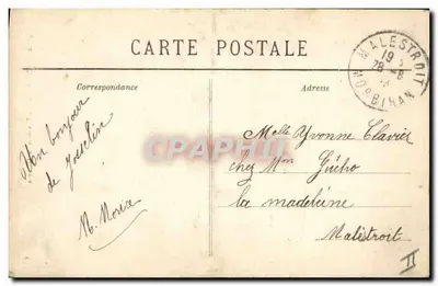 Um Jovem Gâs nas Proximidades de Quimper — Coleção Villiard, Quimper — n° 4002 — Verso