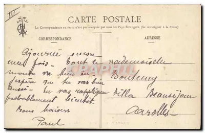 Pequeno Glasik - Crianças em traje bretão - Col. E. Hamonic - Cliché Le Doaré — Verso