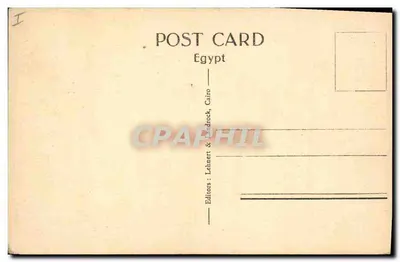 Cairo - As Pirâmides de Gizé - Lehnert & Landrock, n° 1052 — Verso