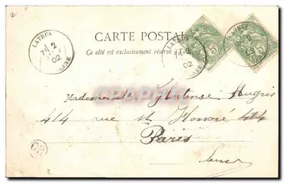 Entorno de Mirebeau — Castillo de Marçay — Circa Nerval — Reverso