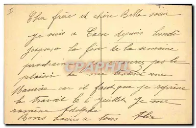 Caen — Pałac Sądowy — Rewers