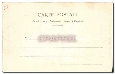 Carcassonne — Pałac Sądowy — Książnica P. Abadie, ulica Gare, Carcassonne — Rewers