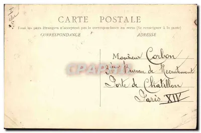 Chalon-sur-Saône — Het Paleis van Justitie — B. Lemoine, uitgever — Achterkant