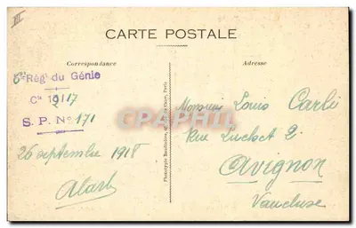 Chaumont — Il Palazzo di Giustizia e la Torre Hautefeuille — Cliché A. Pourjoy, editore — Verso