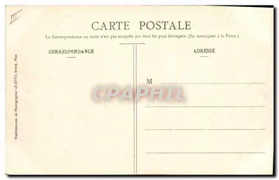 Het "Charlemagne", slagschip — Artistieke Collectie n°3209 — Uitgave Giletta, Nizza — Achterkant