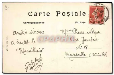 O "Charlemagne" Cuirassé de Escadra — LL. — Editor Lévy Fils & Cie, Paris — N° 13 — Verso