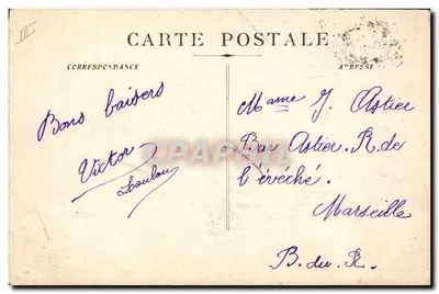 Digne - Prefektura — wydawca C. P. A. nr 5026 — Rewers