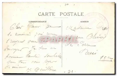 Dijon — A Prefeitura Antigo Hotel Bouhier de Lantenay — Verso
