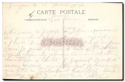 Dijon — La Préfecture — Wydawca nieznany, numer serii nieczytelny — Rewers