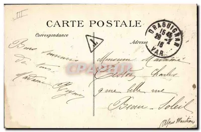 Draguignan — Prefektura — Wydawca E.P.D. n° 859 — Rewers