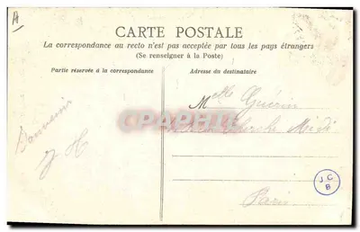 Kleding van Quimperlé (Finistère) — Héloïse Dugas en Cie, Nantes — serie-nummer niet zichtbaar — Achterkant
